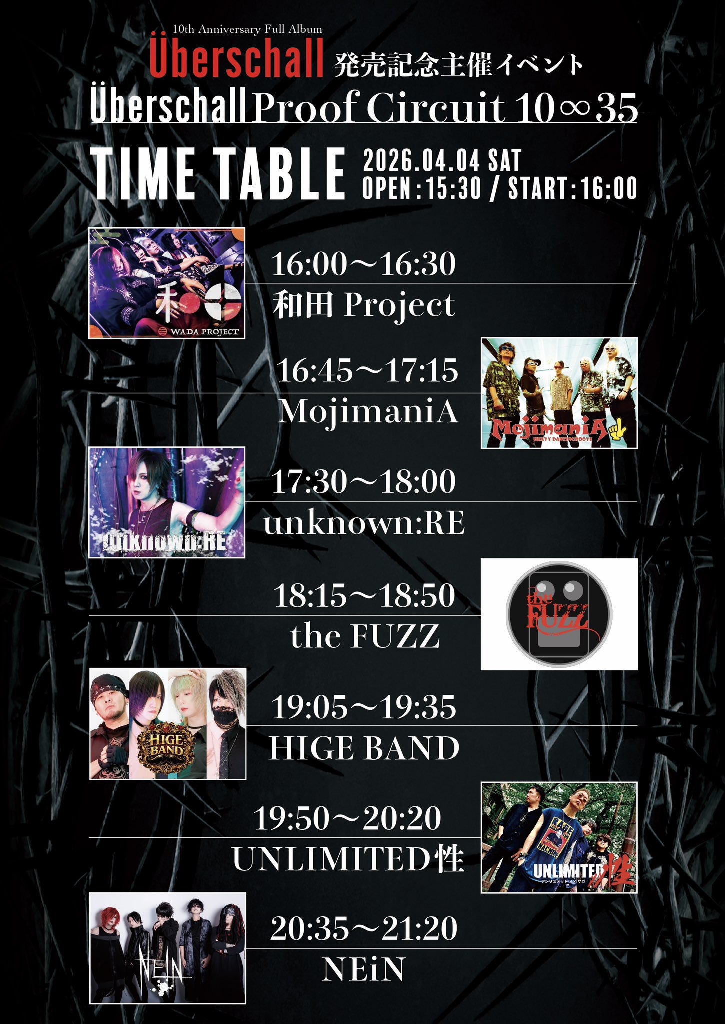 Überschall Proof Circuit 10∞35 タイムテーブル